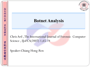 Botnet Analysis