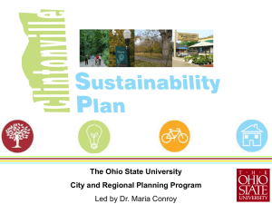 The Ohio State University City and Regional Planning Program
