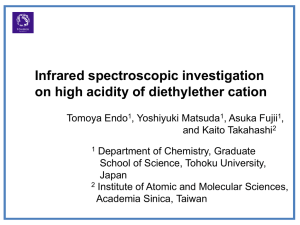 Infrared spectroscopic investigation on high acidity of diethylether cation