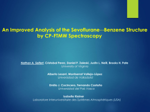 An Improved Analysis of the Sevoflurane by CP-FTMW Spectroscopy