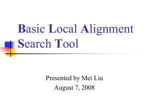 B S Presented by Mei Liu August 7, 2008
