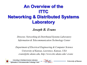 An Overview of the ITTC Networking &amp; Distributed Systems Laboratory