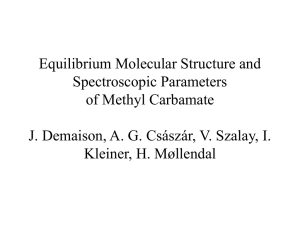 Equilibrium Molecular Structure and Spectroscopic Parameters of Methyl Carbamate