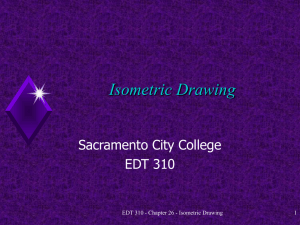 Isometric Drawing Sacramento City College EDT 310