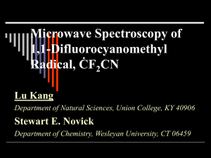 Microwave Spectroscopy of 1,1-Difluorocyanomethyl Radical, ĊF CN