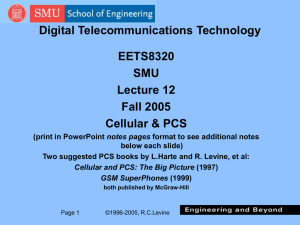 Digital Telecommunications Technology EETS8320 SMU Lecture 12