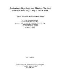 Application of the Sea-Level Affecting Marshes