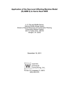 Application of the Sea-Level Affecting Marshes Model