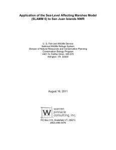 Application of the Sea-Level Affecting Marshes Model