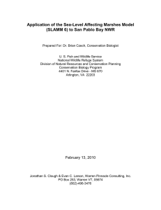 Application of the Sea-Level Affecting Marshes Model