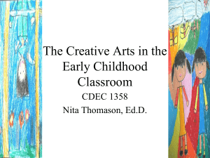 The Creative Arts in the Early Childhood Classroom CDEC 1358