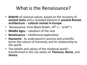 What is the Renaissance?