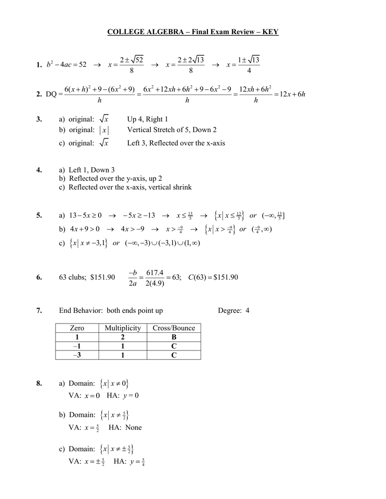 college-algebra-final-exam-review-key-1-2