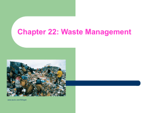 Chapter 22: Waste Management www.aw-bc.com/Withgott