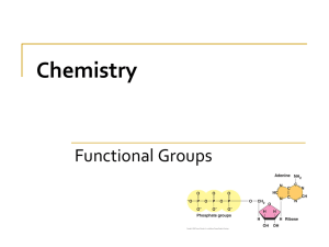 Chemistry Functional Groups