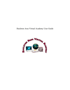 Hazleton Area Virtual Academy User Guide