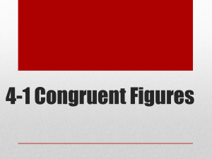 4-1 Congruent Figures