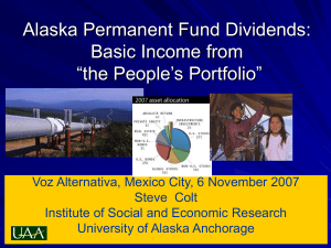 Alaska Permanent Fund Dividends: Basic Income from “the People’s Portfolio”