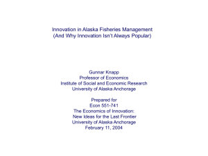 Innovation in Alaska Fisheries Management (And Why Innovation Isn’t Always Popular)