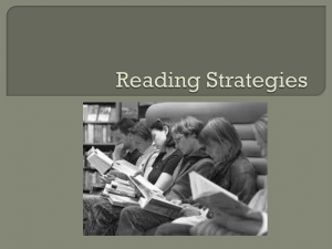 Reading Strategies II