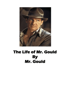 The Life of Mr. Gould By Mr. Gould