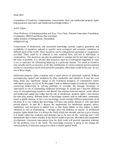 Draft 2003  help grassroots innovators and traditional knowledge holders ?