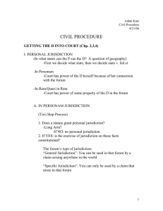 CIVIL PROCEDURE