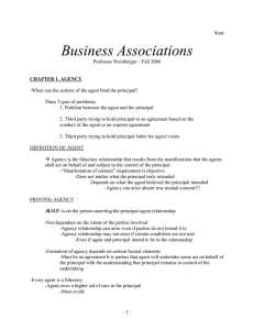 Business Associations