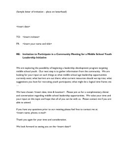 SAMPLE {Letter must be on letterhead with original ...