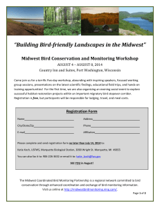 “Building Bird-friendly Landscapes in the Midwest”