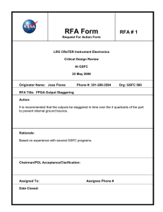RFA Form RFA # 1