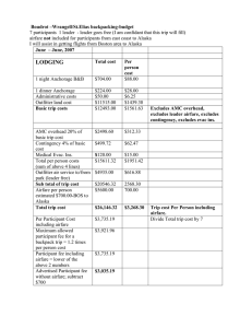 Boudrot –Wrangell/St.Elias backpacking-budget not