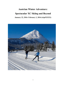 Austrian Winter Adventure: Spectacular XC Skiing and Beyond