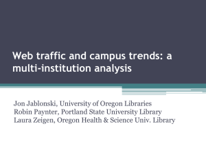 Web traffic and campus trends: a multi-institution analysis