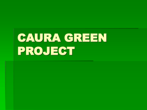 CAURA GREEN PROJECT