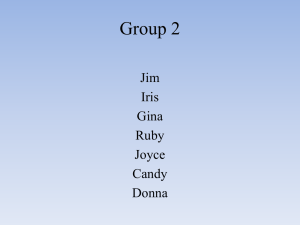 Group 2 Jim Iris Gina