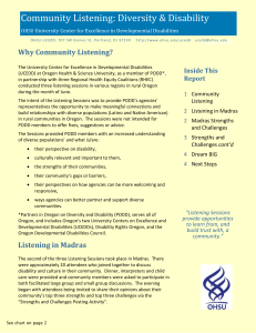 Why Community Listening? Inside This June 2015