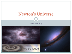 Newton’s Universe
