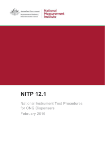 NITP 12.1 National Instrument Test Procedures for CNG Dispensers February 2016