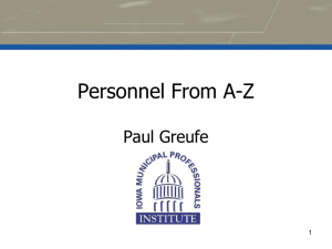Personnel From A-Z Paul Greufe 1