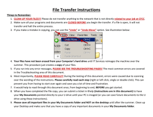 File Transfer Instructions