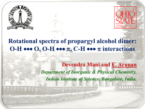 Rotational spectra of propargyl alcohol dimer: O-H O, O-H , C-H