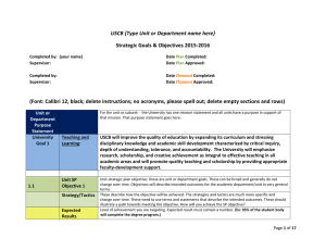 USCB {Type Unit or Department name here}