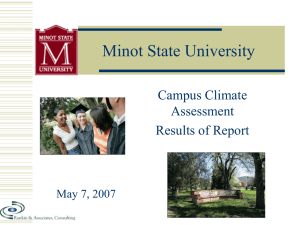 Minot State University Campus Climate Assessment Results of Report