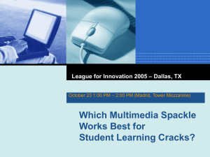 Which Multimedia Spackle Works Best for Student Learning Cracks? – Dallas, TX