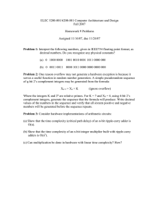 ELEC 5200-001/6200-001 Computer Architecture and Design Fall 2007  Homework 9 Problems