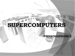 SUPERCOMPUTERS PRIYADHARSHINI S