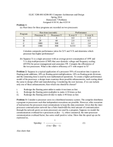 ELEC 5200-001/6200-001 Computer Architecture and Design Spring 2014 Homework 7 Problems