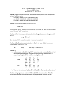 ELEC 5200-001/6200-001 (Spring 2015) Homework 2 Problems Assigned 2/11/15, due 2/18/15