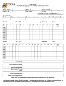 TIMESHEET